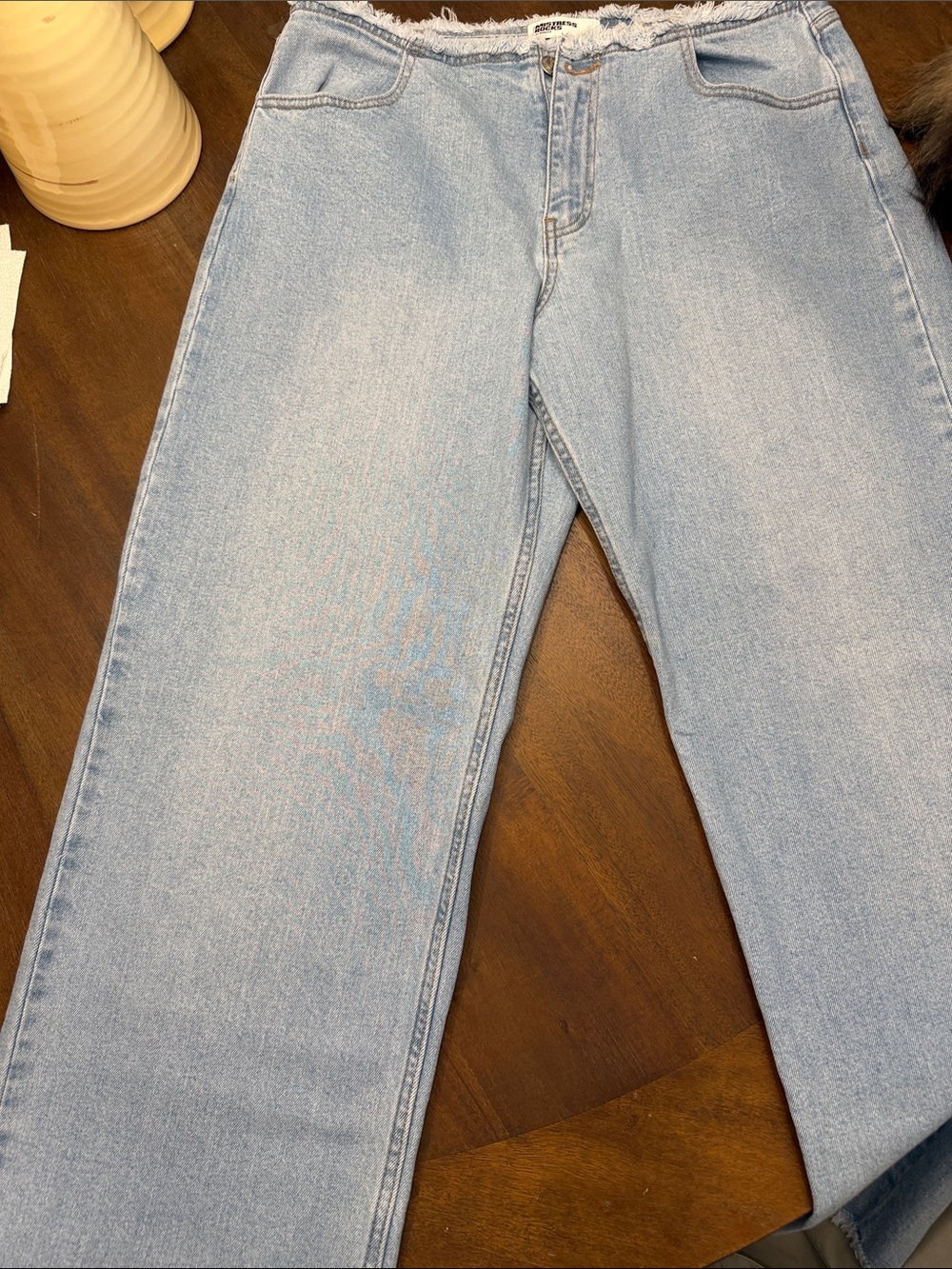 Mistress rocks Light Blue WoMen's Jeans - Classic Straight Fit